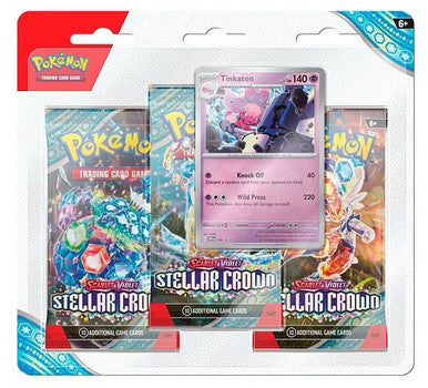 *Pre-Order* Pokemon TCG Scarlet & Violet Stellar Crown - 3 Pack Tinkaton