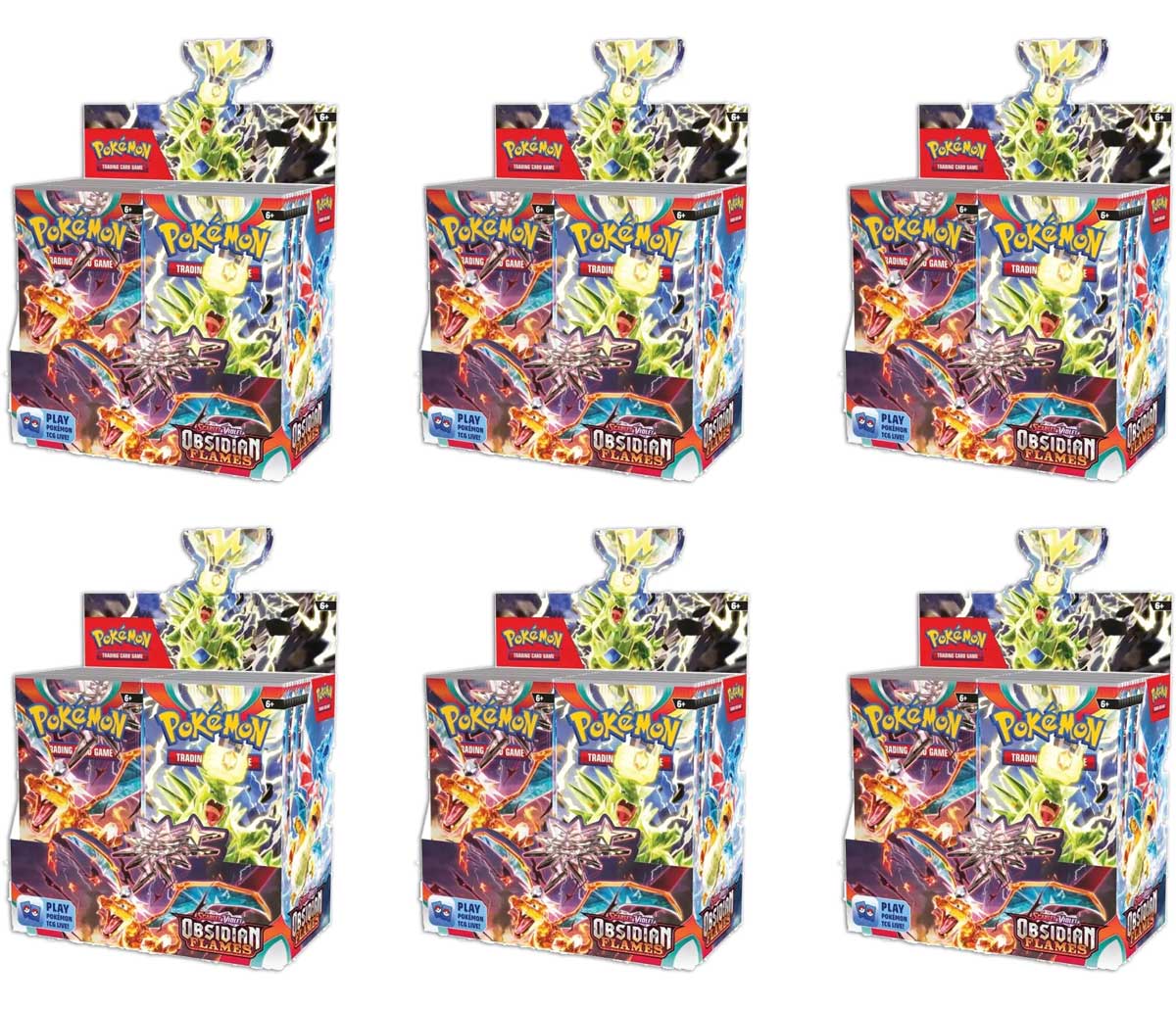 6 x Pokmon TCG: Scarlet & Violet Obsidian Flames Booster Display Box Wishlist Collectables 6 x Pokmon TCG: Scarlet & Violet Obsidian Flames Booster Display Box Wishlist Collectables